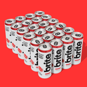 Brite Natural Focus + Energy | Blood Orange | 24 cans x 330ml